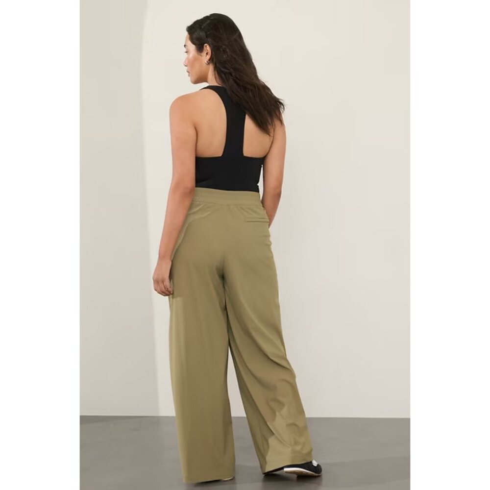 New Athleta Size 0 Pinnacle Trouser Olive Branch Green - Picture 6 of 7